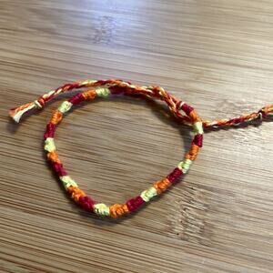 Sabine Woven Bracelet anklet trendy comfortable tie embroidery thread woven gift